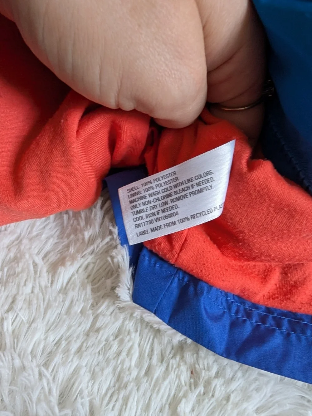 Cat & Jack Blue Windbreaker Lightweight Jacket With Pockets Size 2T